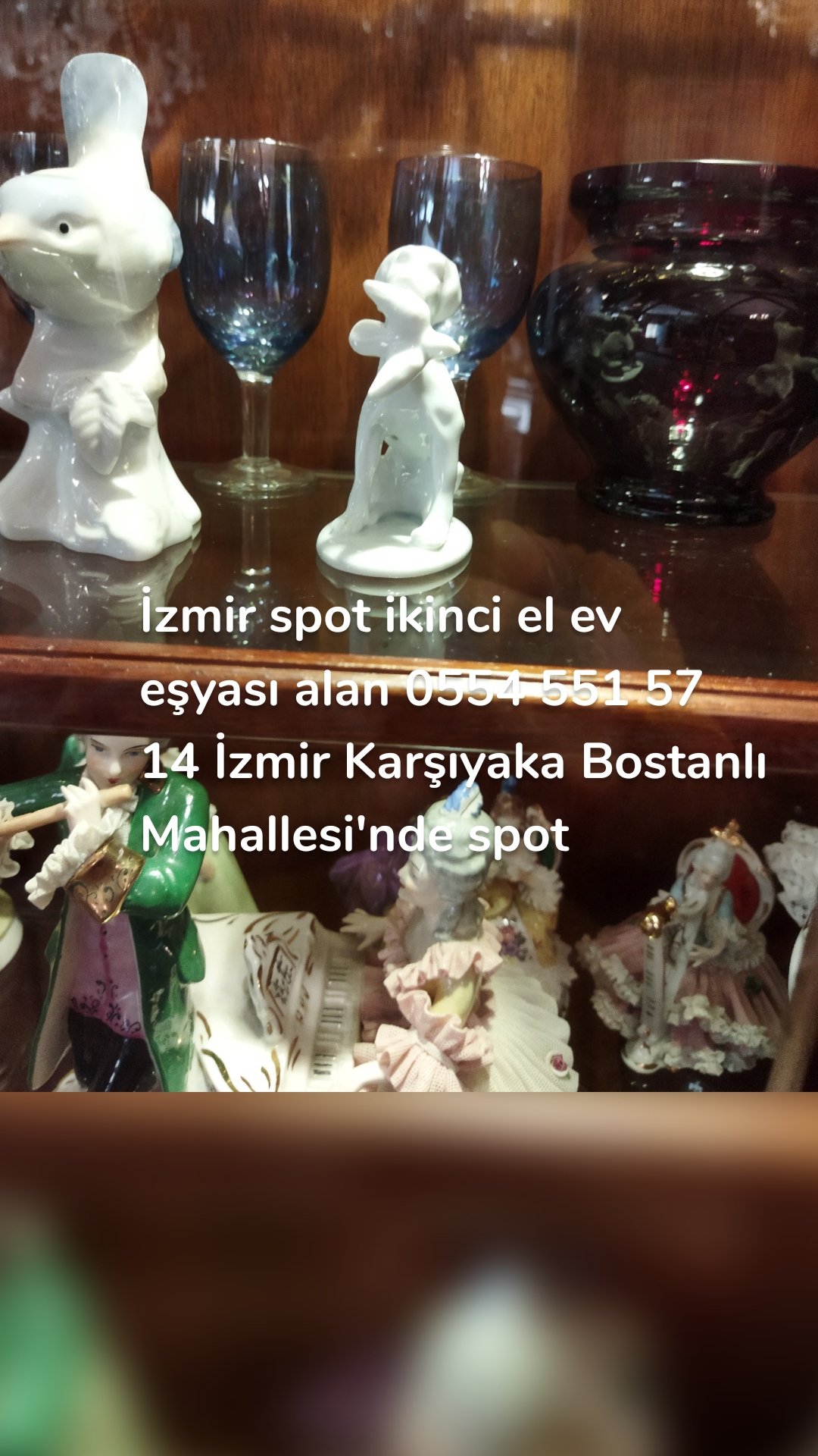İzmir spot ikinci el ev eşyası alan 0554 551 57 14 İzmir Karşıyaka Bostanlı Mahallesi'nde spot