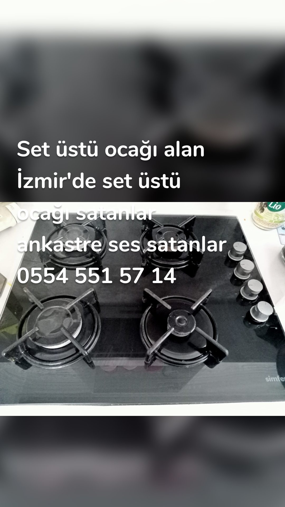 Set üstü ocağı alan İzmir'de set üstü ocağı satanlar ankastre ses satanlar 0554 551 57 14